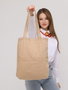 Zoozie Bags Bolso Tote Beige en Gabardina